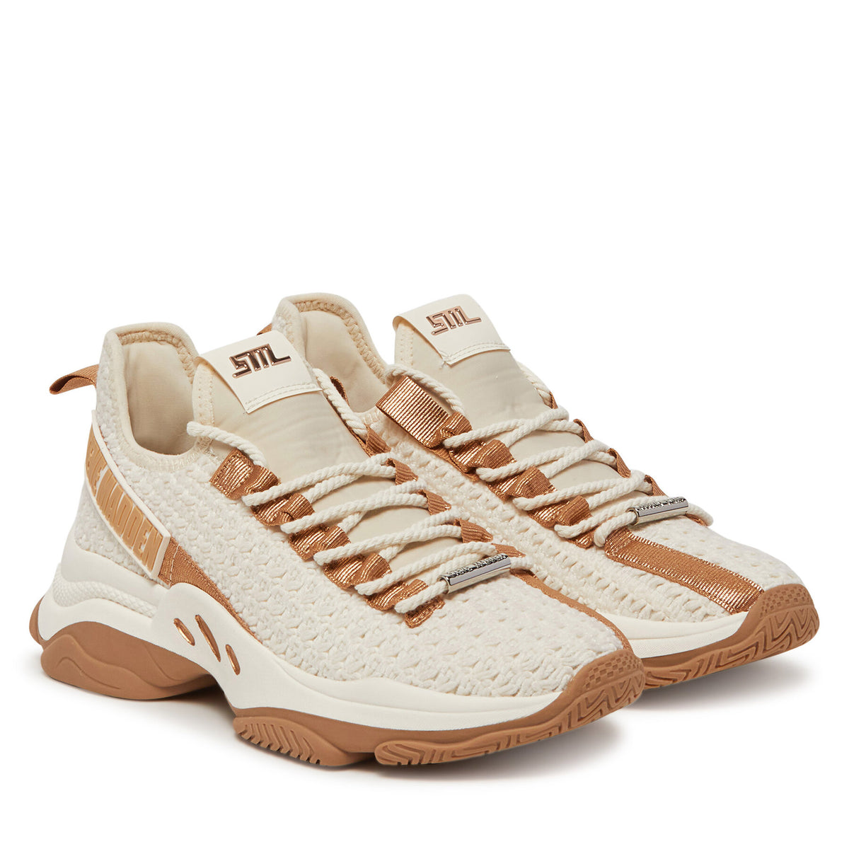 Steve Madden Сникърси Mileage SM11003785 Екрю