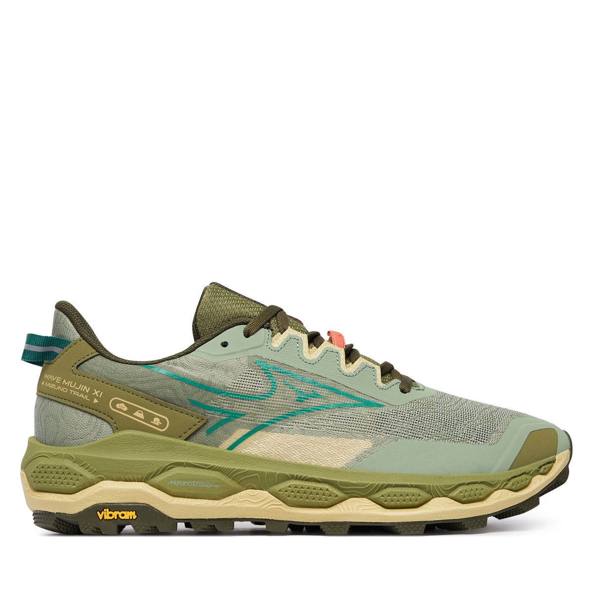 Mizuno Маратонки за бягане Wave Mujin 11 J1GJ2570 Зелен