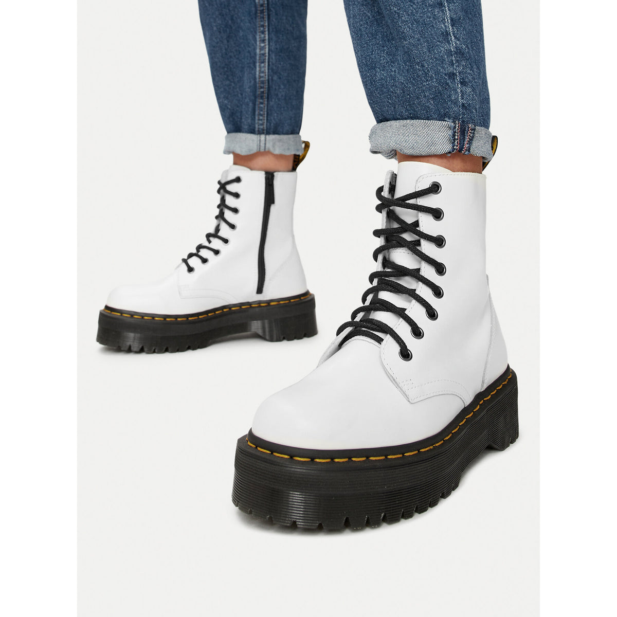 Dr. Martens Кубинки Jadon 15265100 Бял