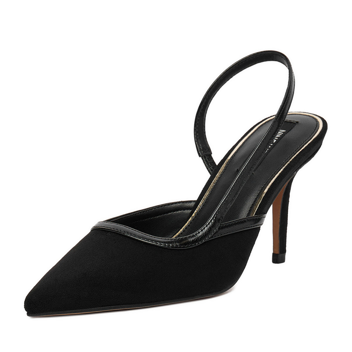 Nine West Обувки на ток EO-SX005 06 Черен