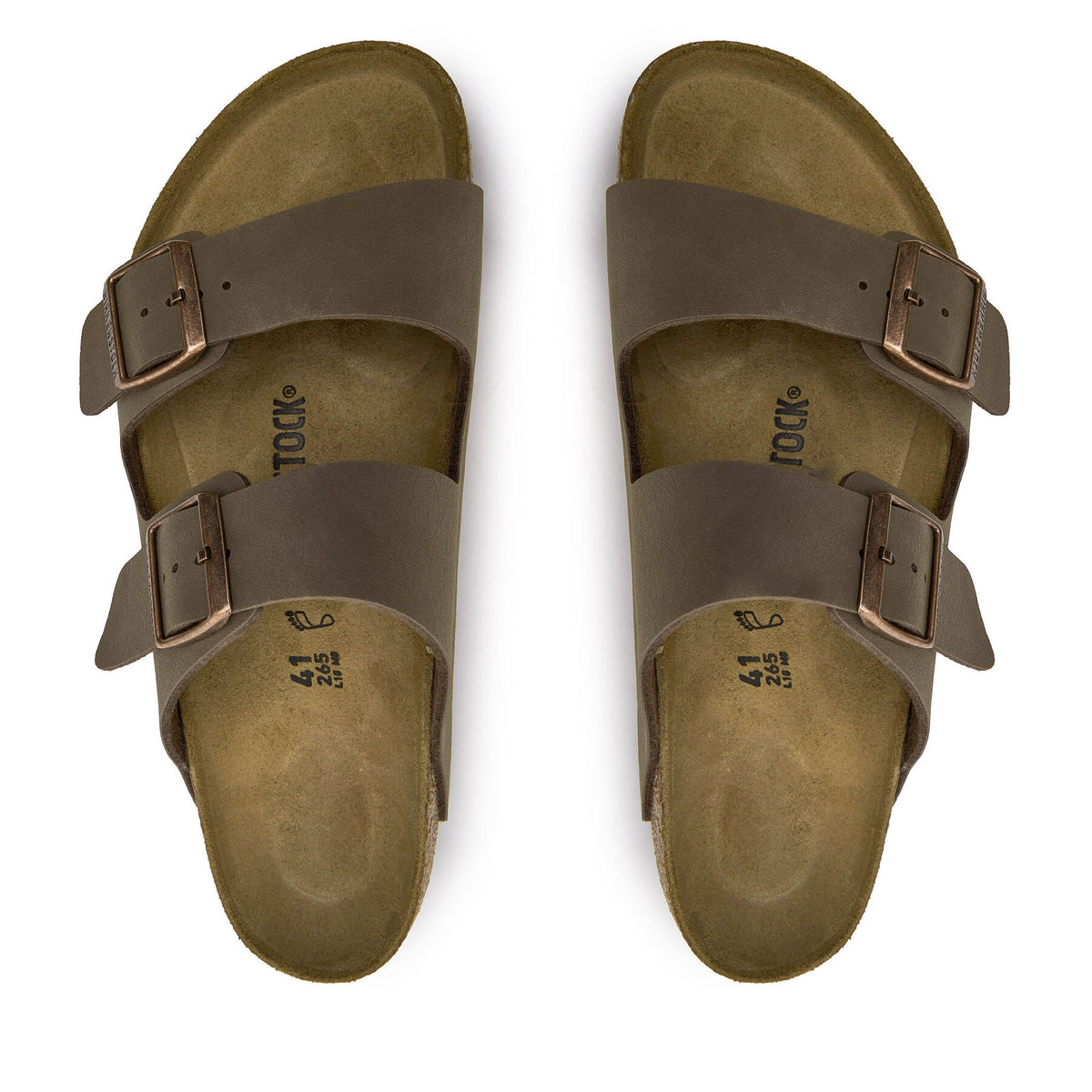 Birkenstock Чехли Arizona Birko-Flor nubuk 151181 Кафяв