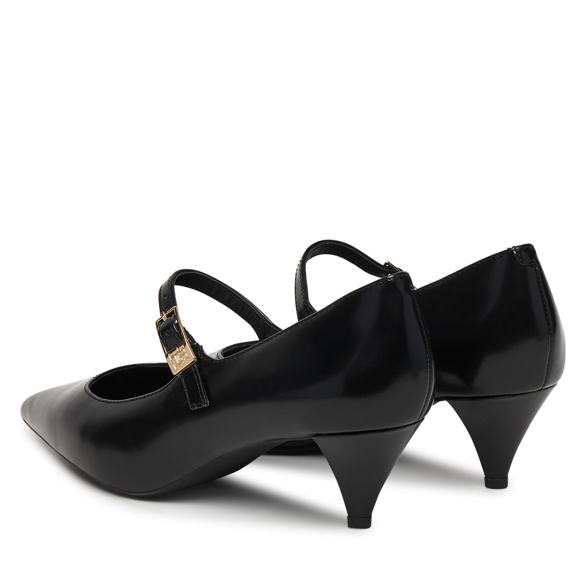 Tommy Hilfiger Обувки на ток Low Pump Abrasivato FW0FW09321 Черен