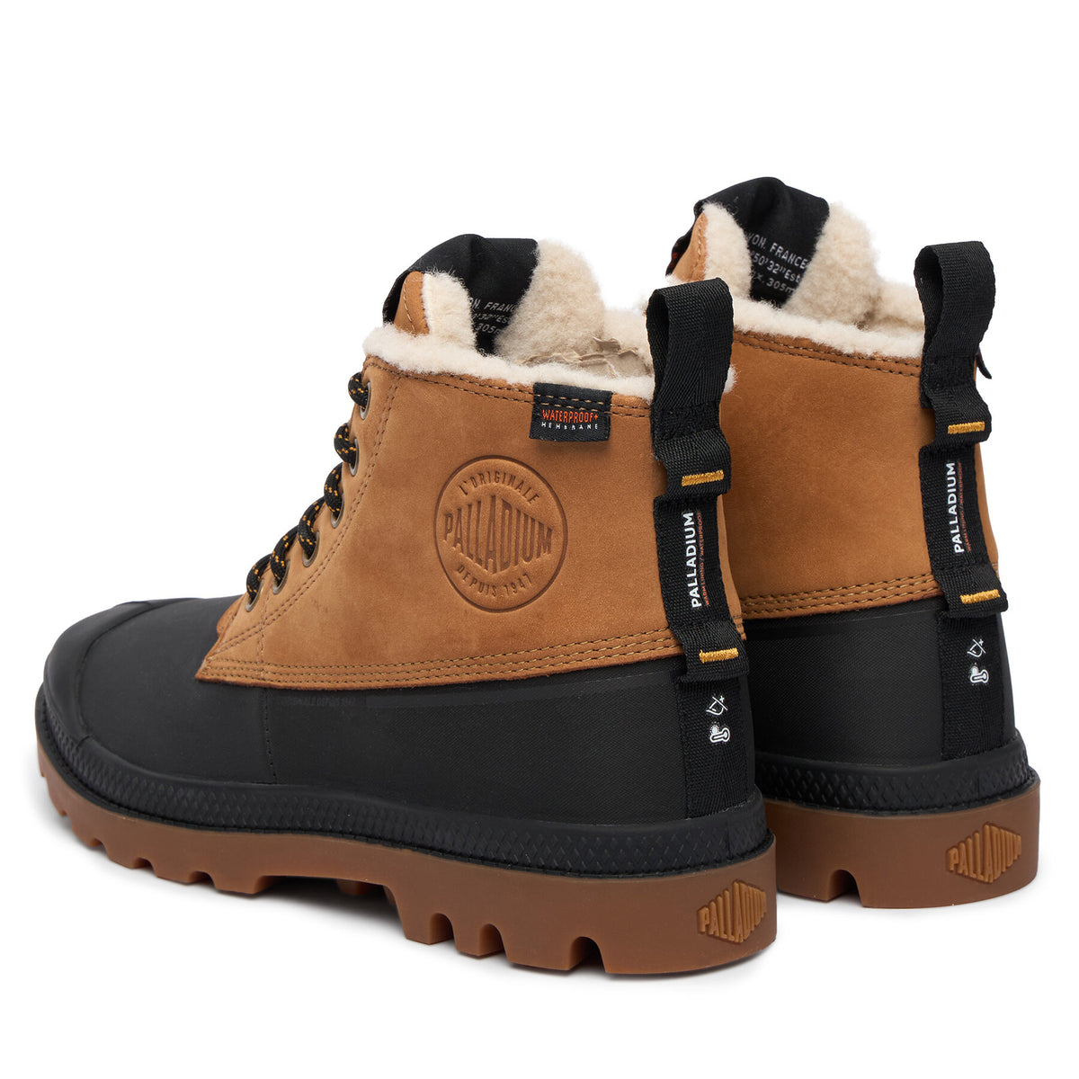 Palladium Туристически oбувки Pampa Duck Wl Wp+ 79547-254-M Кафяв