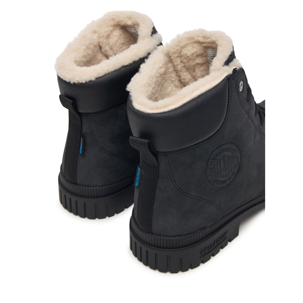 Palladium Туристически oбувки Sp20 Cuff Lth Wp Wl 79067-008-M Черен