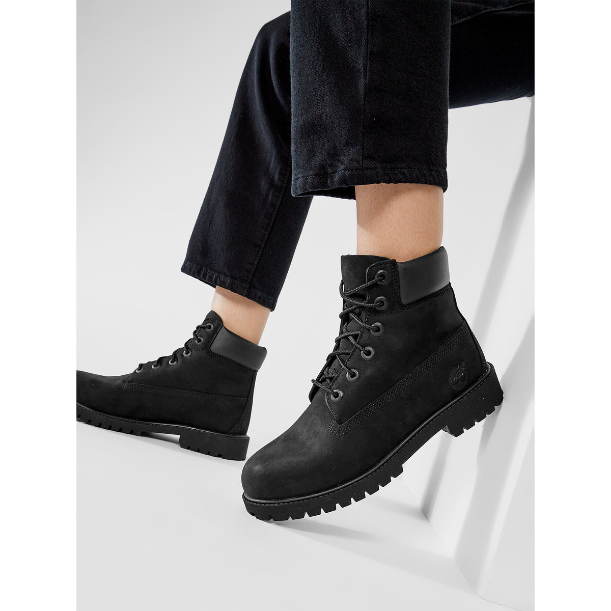 Timberland Туристически oбувки 6In Prem 12907/TB0129070011 Черен