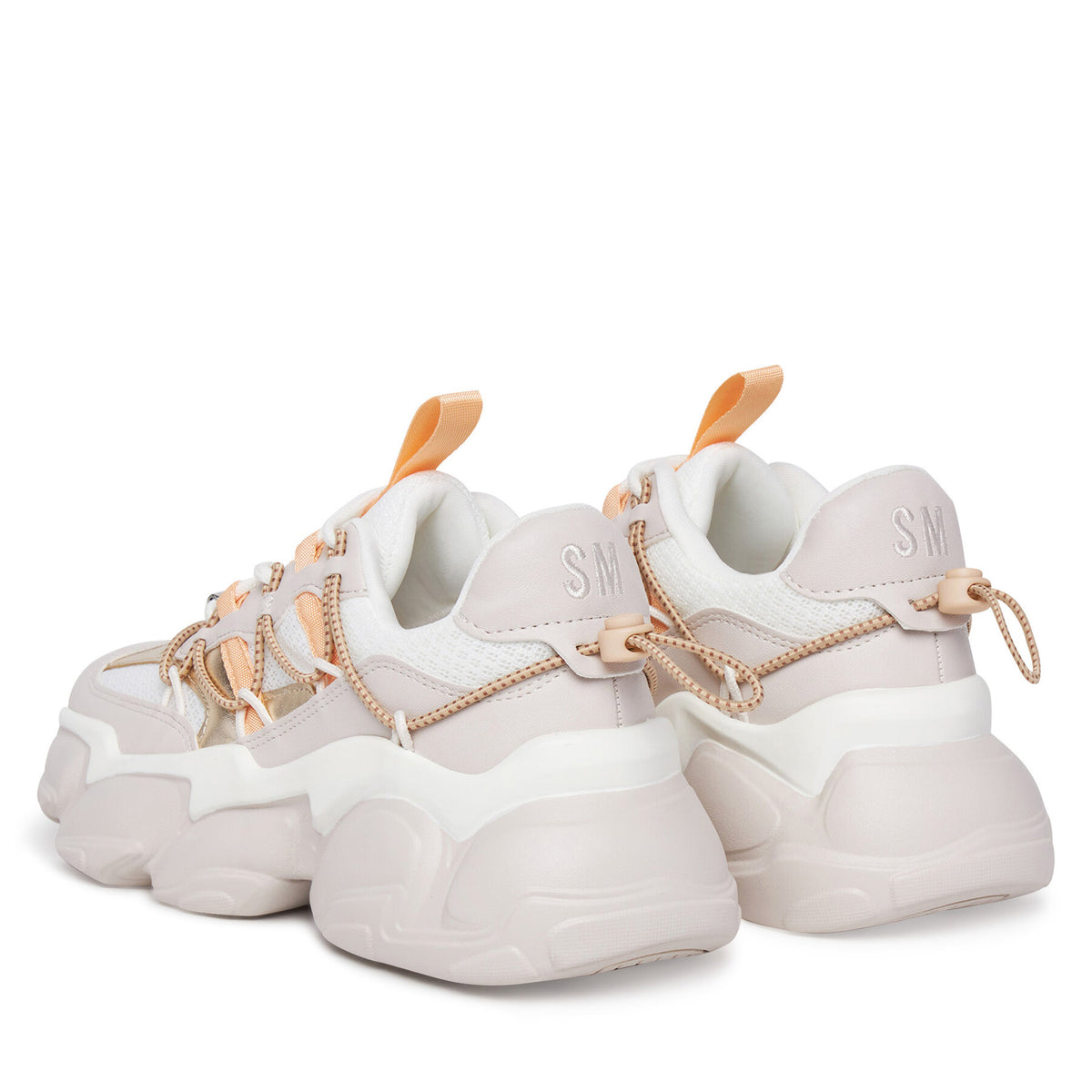 Steve Madden Сникърси Spectator SM11002961 Бял