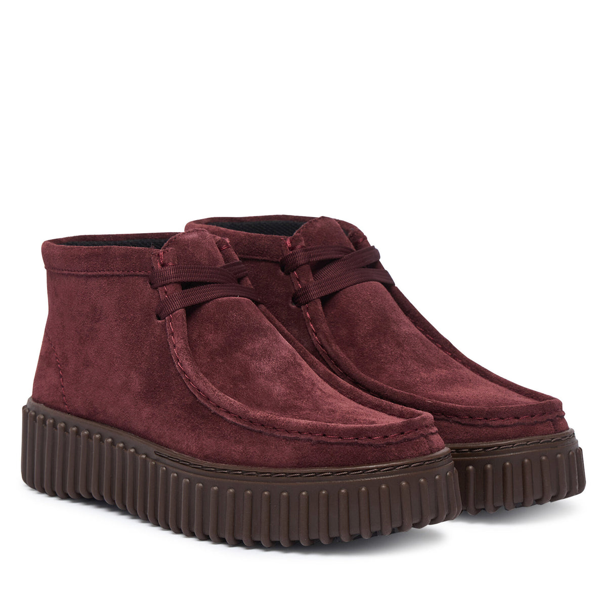 Clarks Зимни обувки Torhill Moss 26329426 Бордо