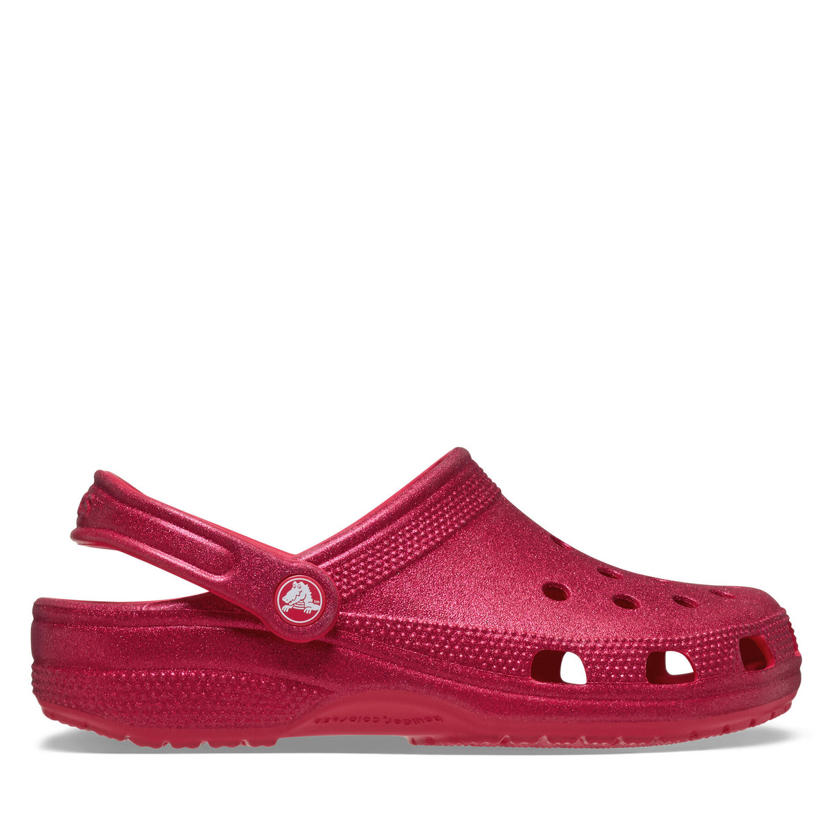 Crocs Чехли Classic Glitter Clog 205942 Розов