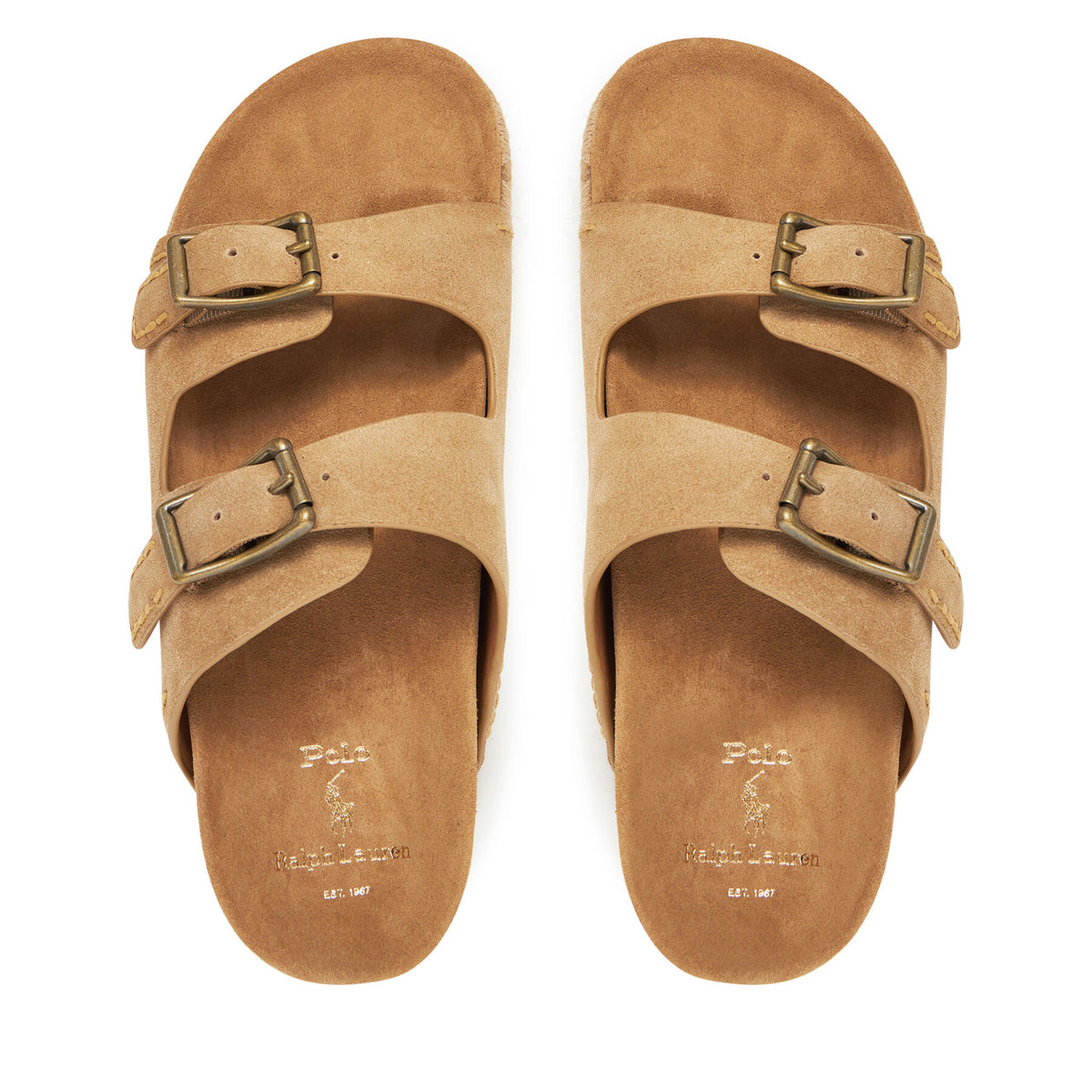 Polo Ralph Lauren Чехли Turbach 803916776003 Кафяв