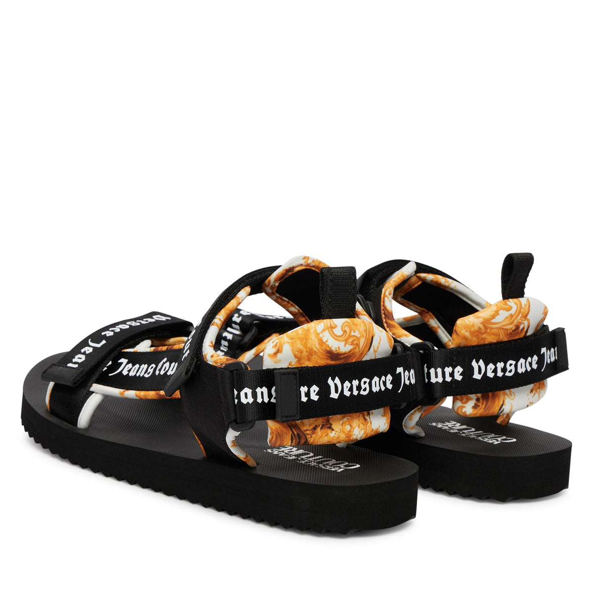 Versace Jeans Couture Сандали 80YA3S7B ZSS82 Черен