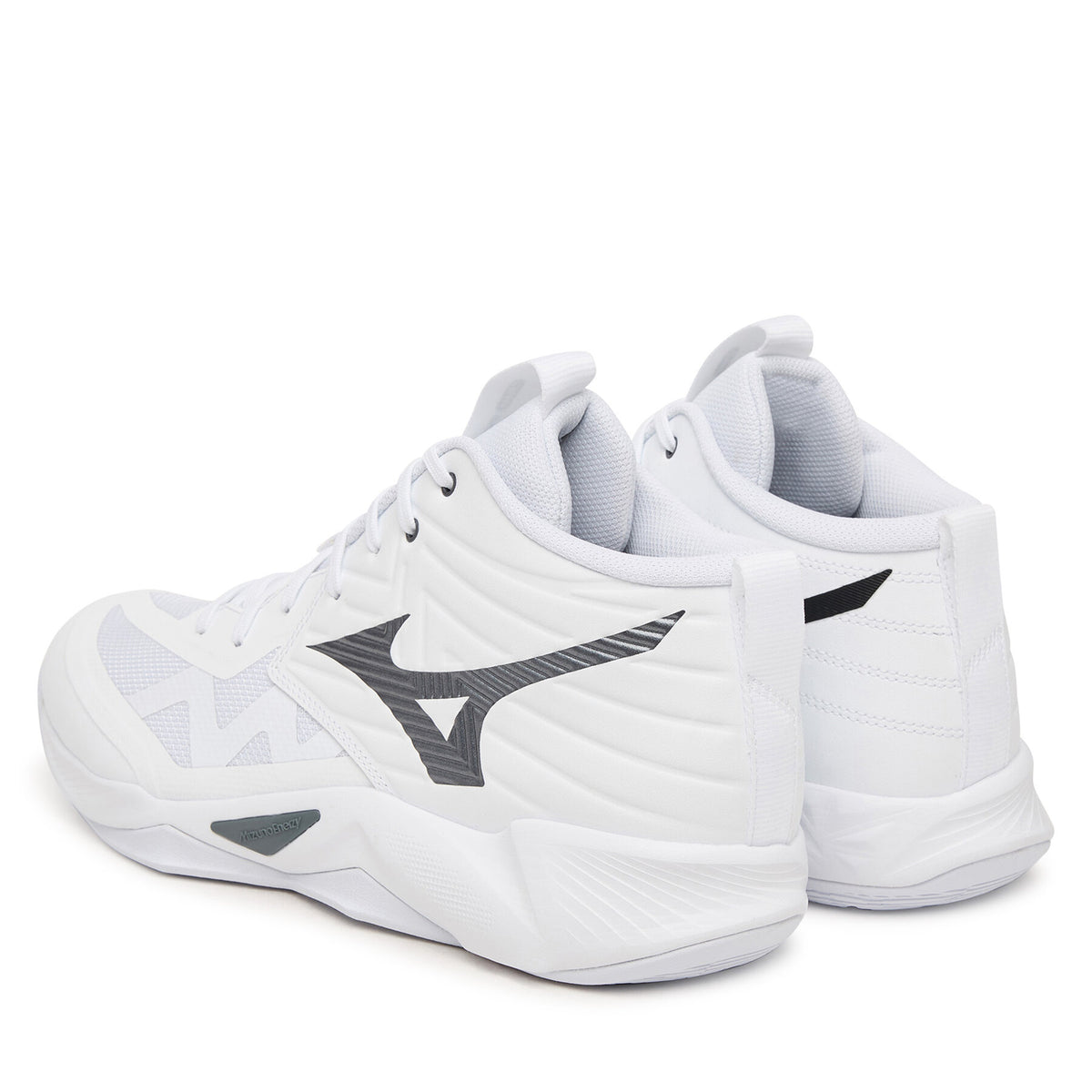 Mizuno Обувки за зала Wave Momentum Pro Mid V1GA2545 Бял