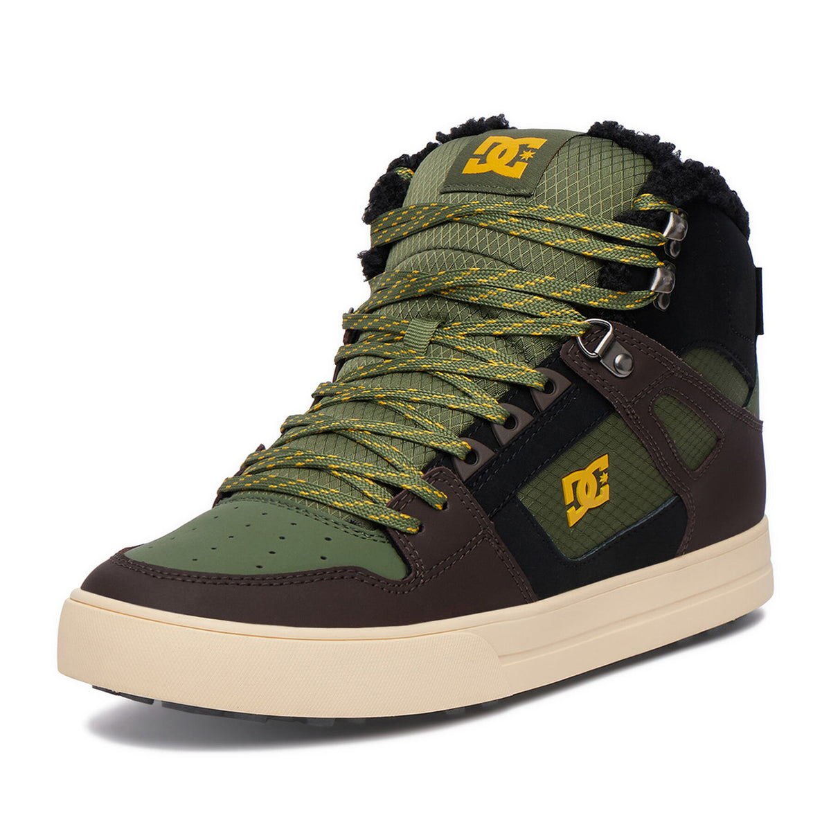 DC Shoes Сникърси EO-PURE HIGH TOP WC WNT DC01802211 Тъмнозелен