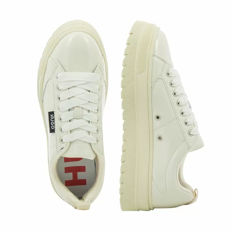 Дамски Сникърс HUGO – 50503077 LYSSA_TENN_PT OPEN WHITE