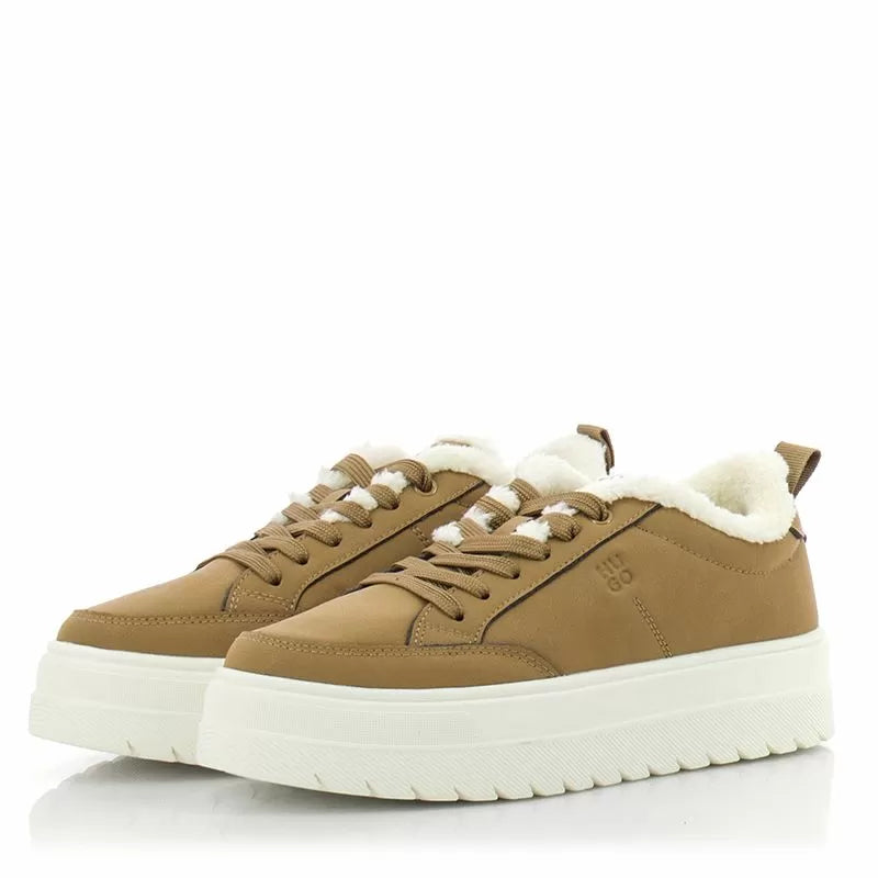 Дамски Сникърс HUGO – 50552645 LYSSA TENN BPFR PASTEL BROWN