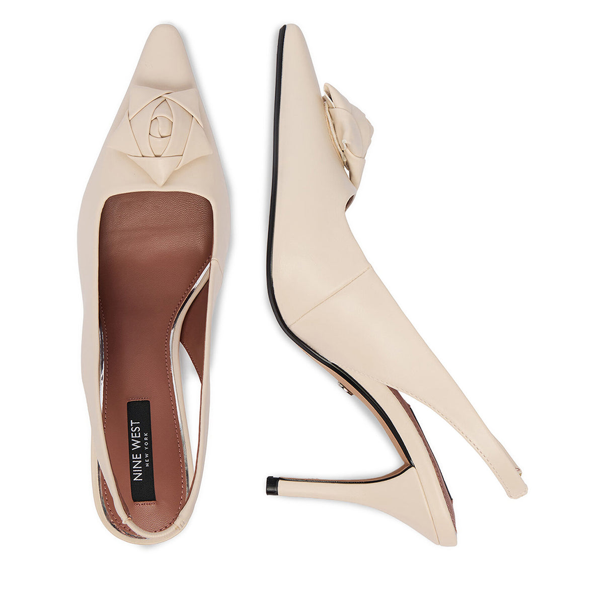 Nine West Обувки на ток EO-C6030-1 Кремав