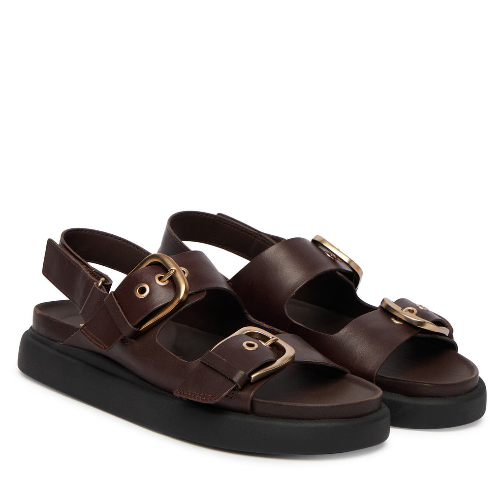 Clarks Сандали Aristella Bay 26185806 Кафяв