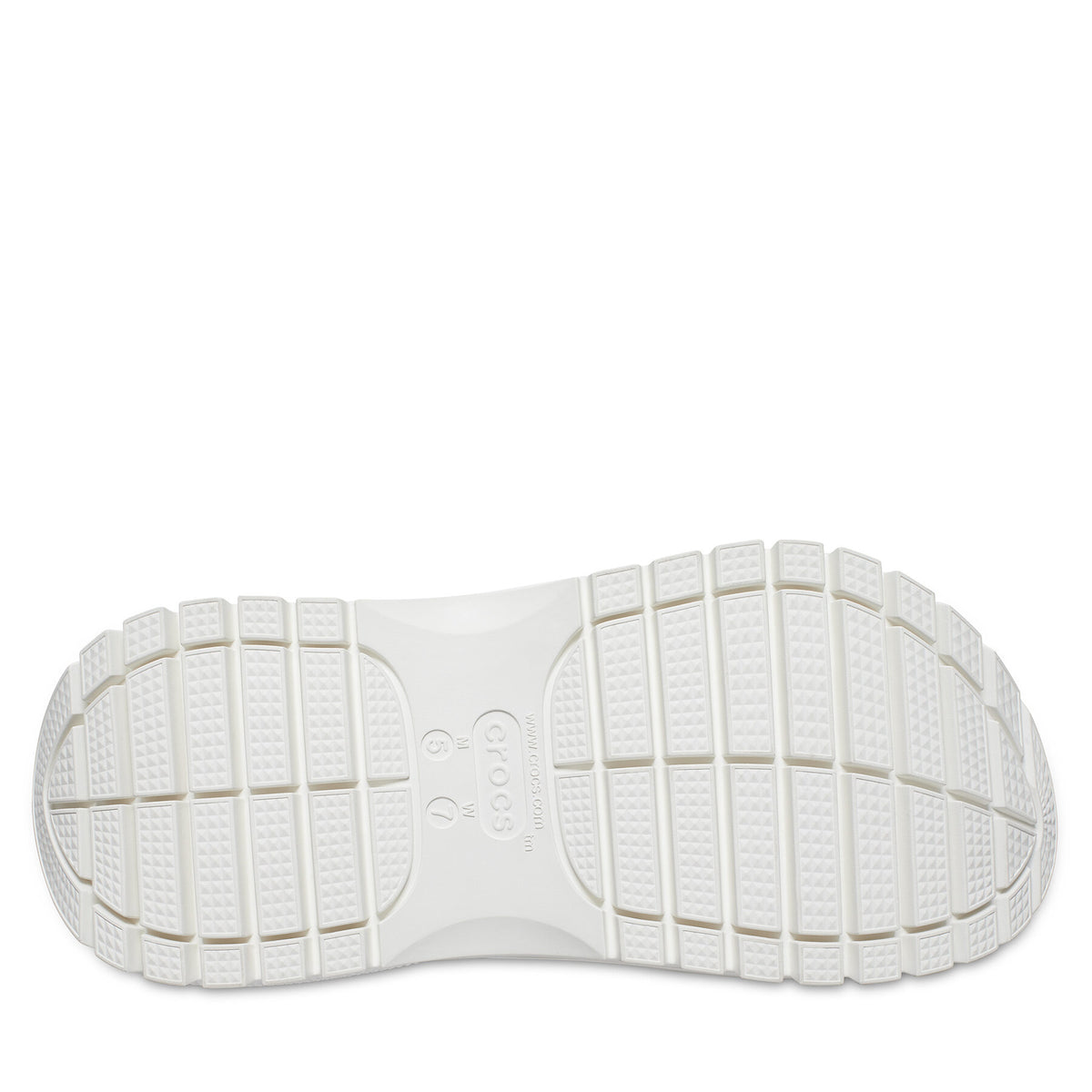 Crocs Чехли Classic Mega Crush Clog 207988 Бял