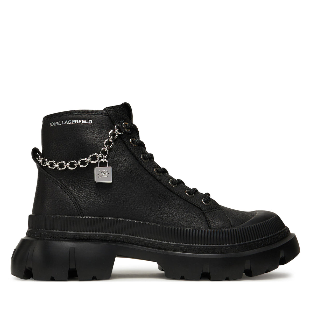 KARL LAGERFELD Туристически oбувки Trekka Max Lock KL43542 Черен