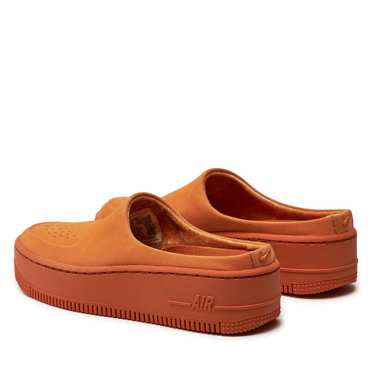 Nike Чехли W AF1 Lover Xx AO1523 800 Оранжев