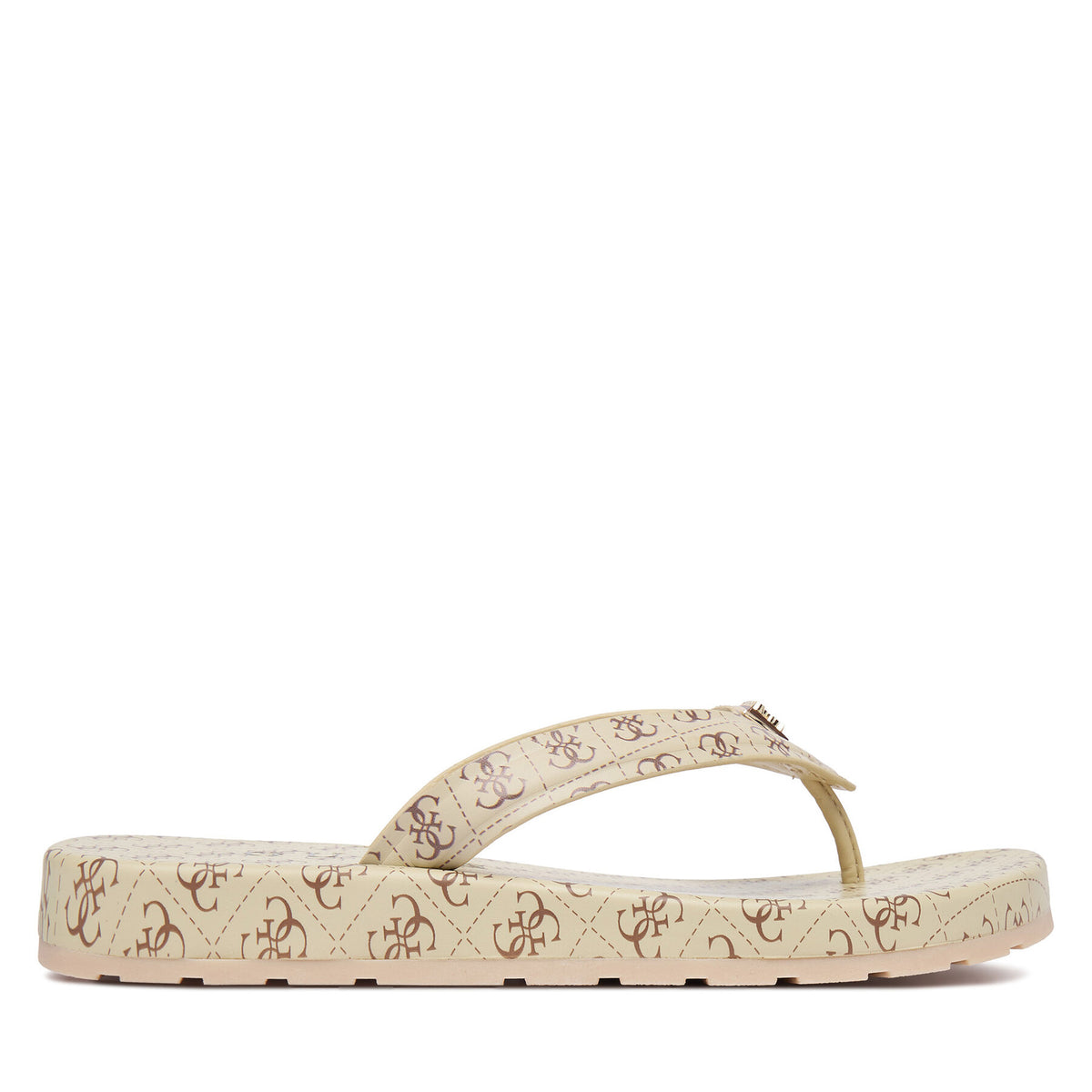 Guess Джапанки FLJCNY FAL24 Кремав
