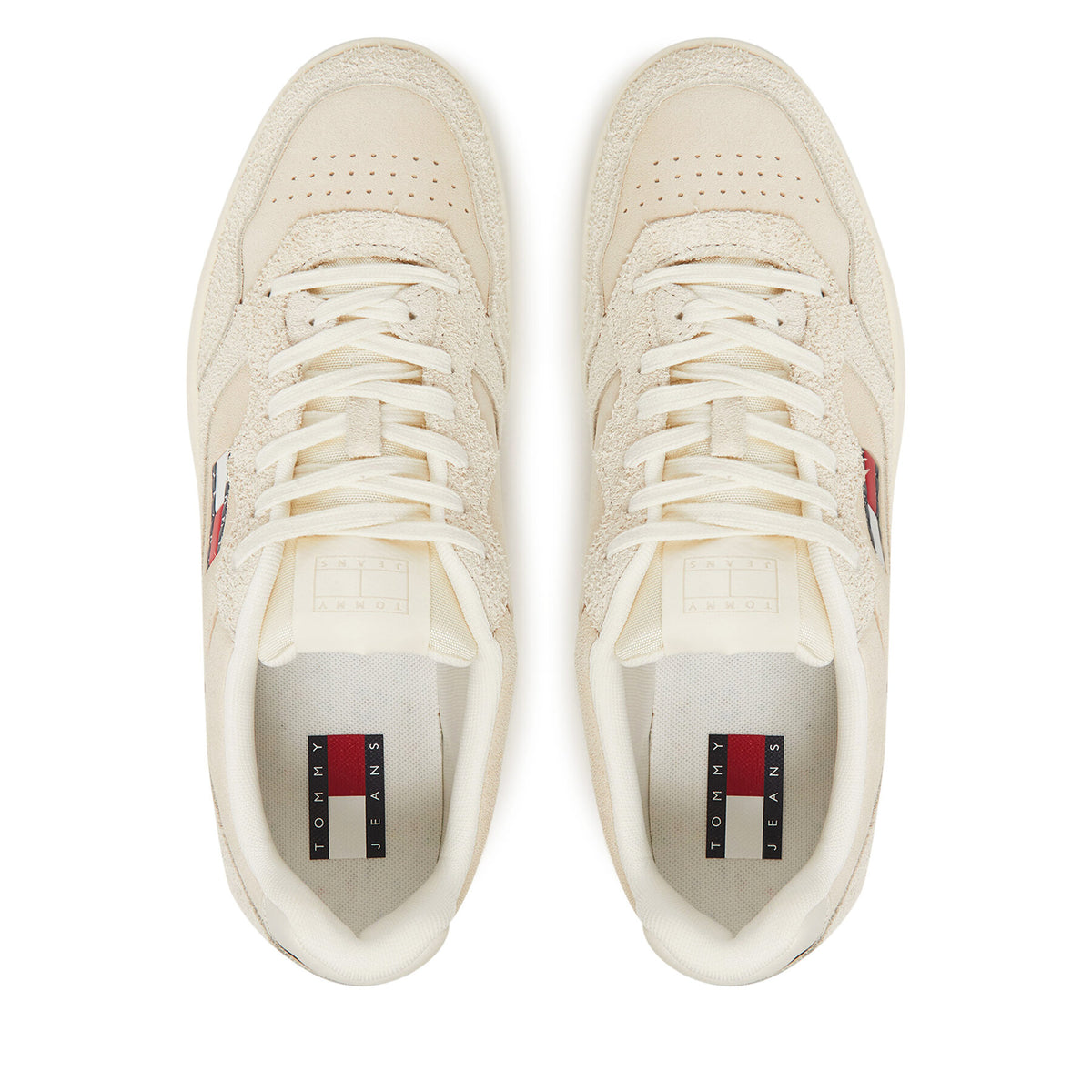 Tommy Jeans Сникърси Tjm Cupsole Suede EM0EM01568 Екрю