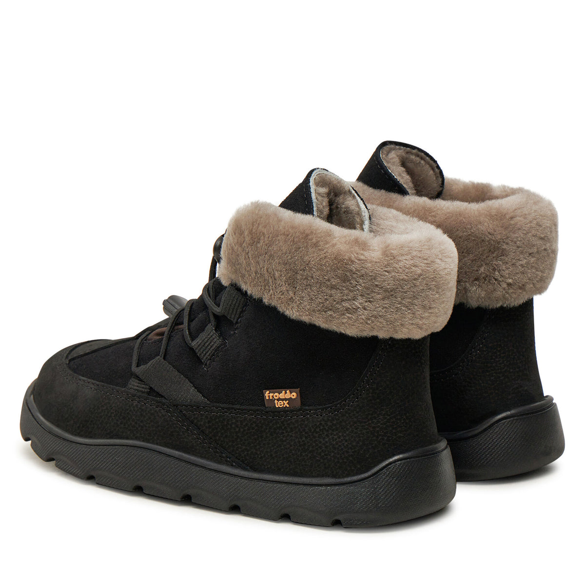 Froddo Зимни обувки Zeru Tex Cosy Barefoot G3110258-5 S Черен