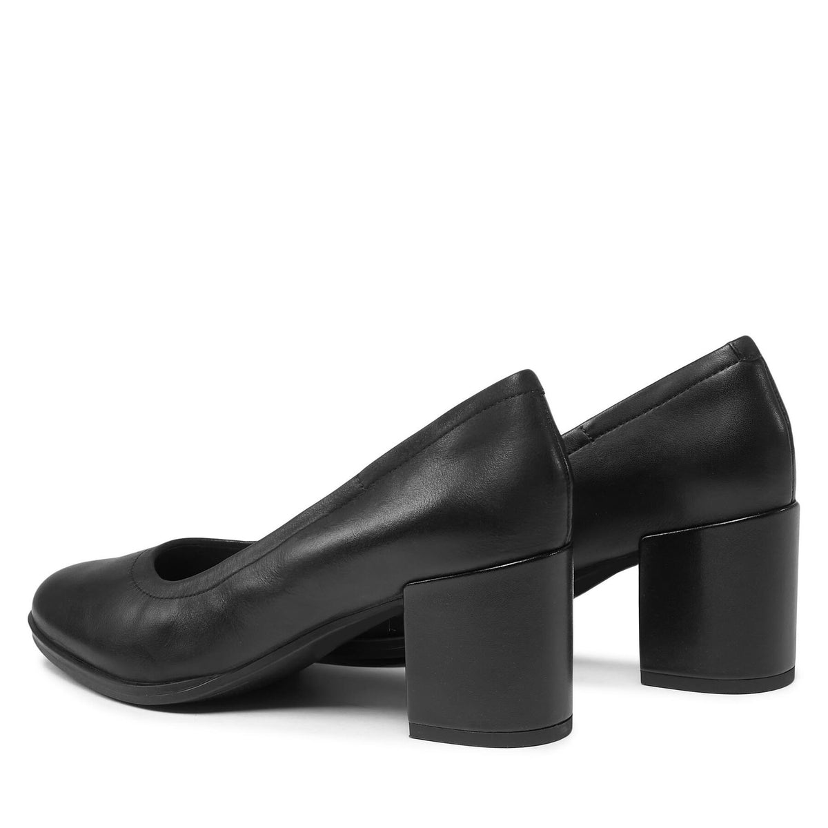 Clarks Обувки на ток Freva 55 Court 261709644 Черен