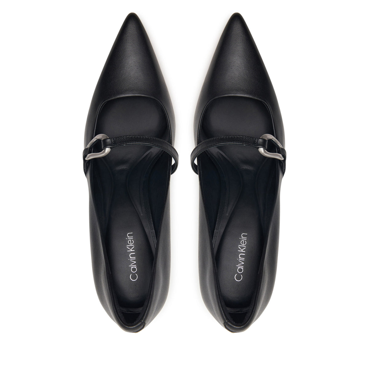 Calvin Klein Обувки на ток Ess Stiletto 90 Hdw Lth HW0HW03303 Черен