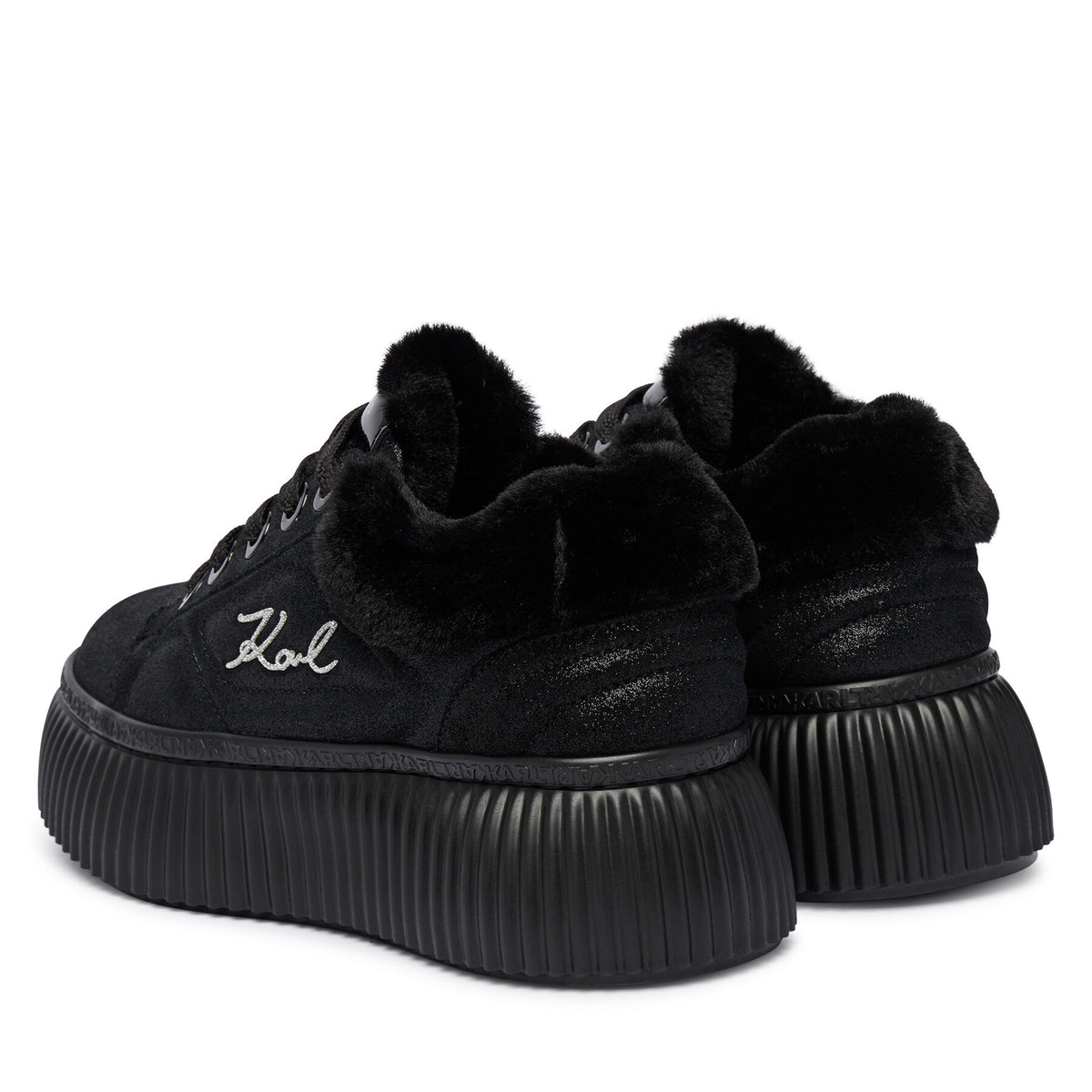 KARL LAGERFELD Сникърси Kreeper Lo KL42312L Черен