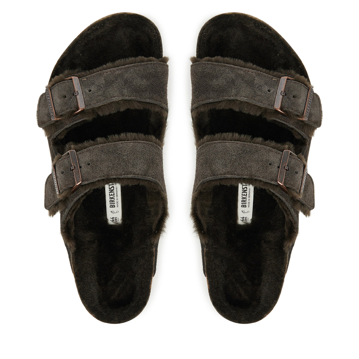 Birkenstock Чехли Arizona Shearling 1020566 Кафяв