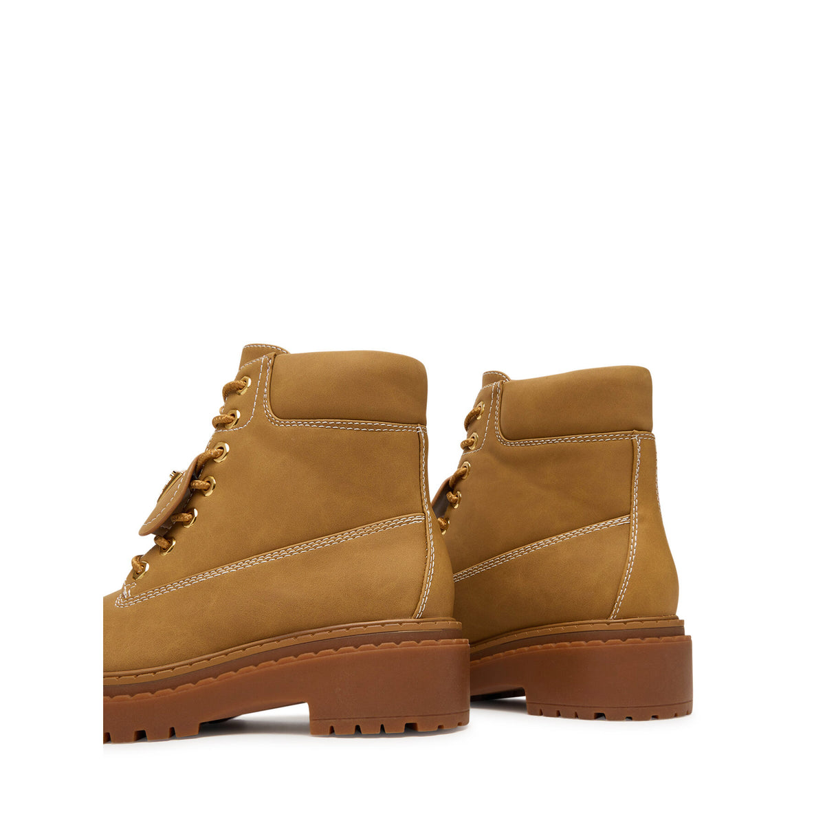 Guess Туристически oбувки FLTLVY ELE10 Бежов