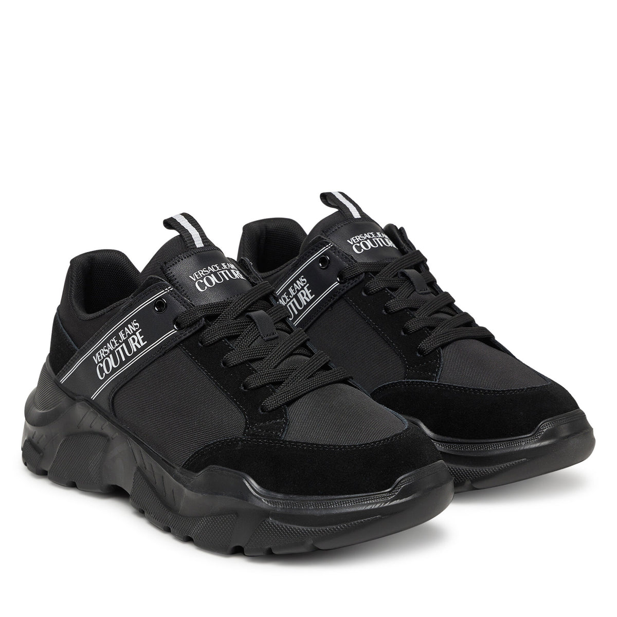 Versace Jeans Couture Сникърси 78YA3SC2 Черен