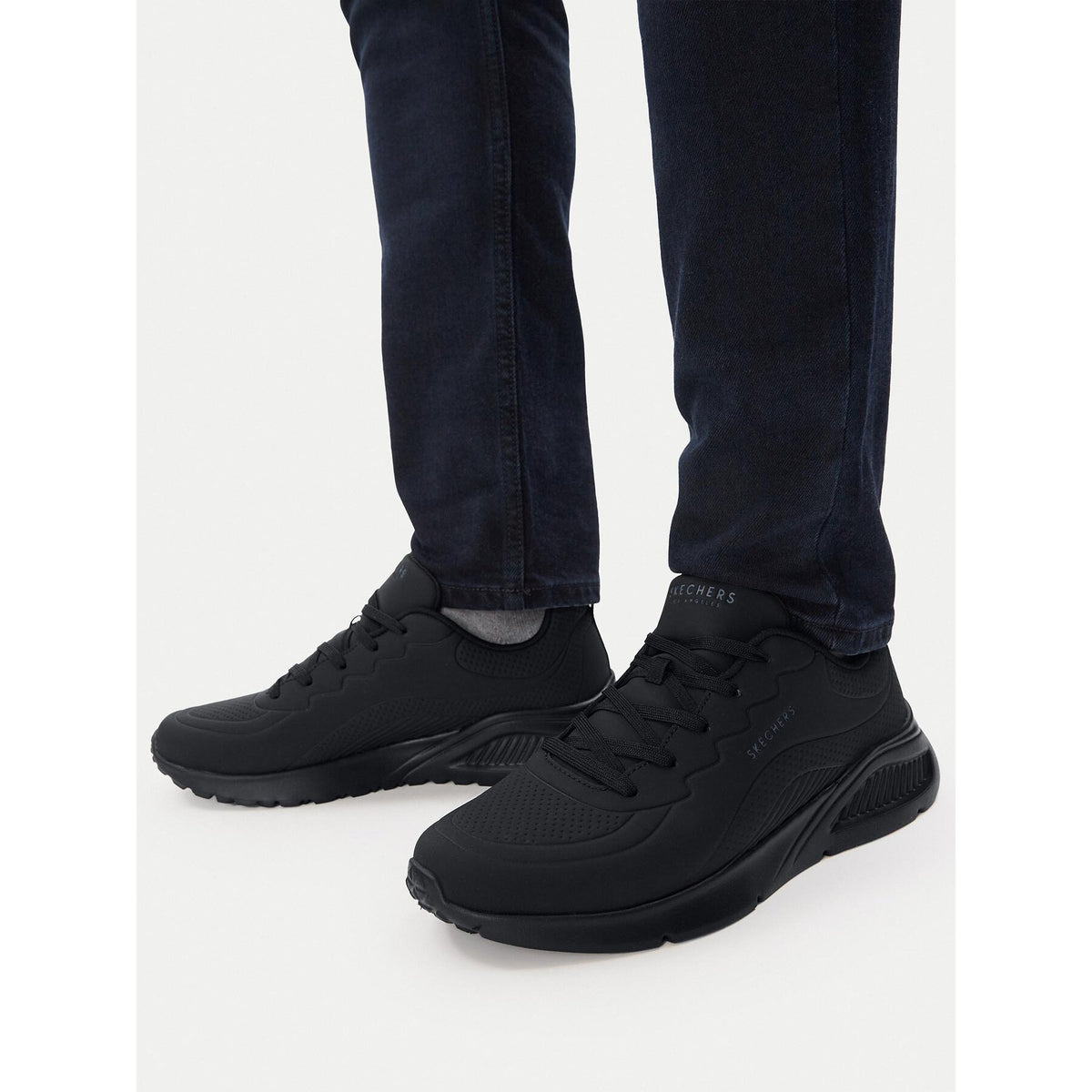 Skechers Сникърси Uno Lite-Lighter One 183120/BBK Черен