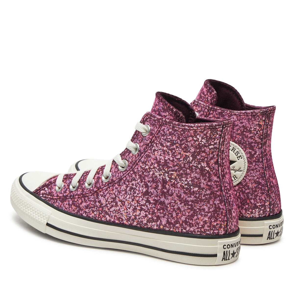 Converse Кецове Chuck Taylor All Star Glitter Hi A11137C Розов