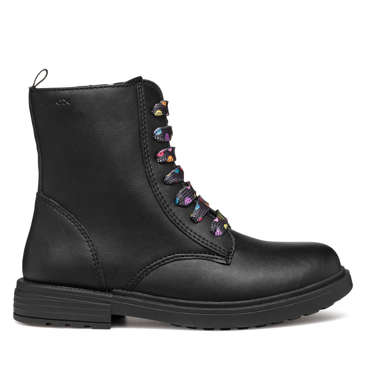 Geox Ботуши Jr Eclair J049QD 0003W C9240 M Черен