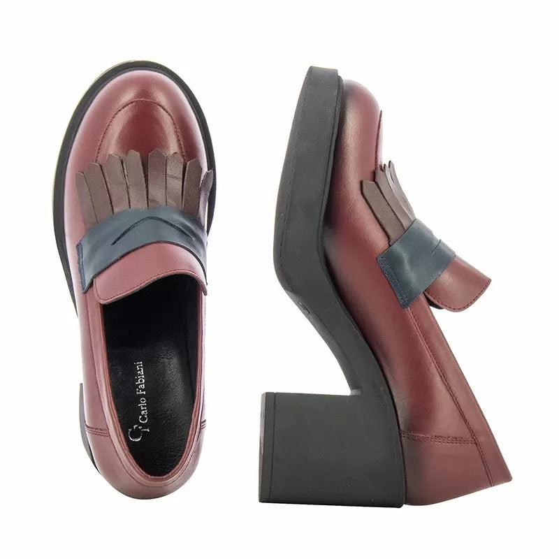 Токчета CARLO FABIANI – 109472 NAPA BROWN/BLUE/BORDO